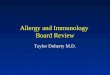 2010 Allergy and Immunology Board Review