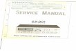 Kenwood KA801 Integrated Amplifier Service Manual