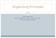 Organizing Principles 2