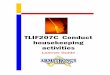 TLIF207C - Conduct Housekeeping Activities - Learner Guide