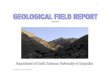 Geological Field Report Of Salt Range and Hazara Range Pakistan