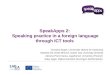 Eurocall2014 SpeakApps Presentation - Speaking Practice