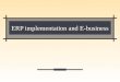 ERP Implementation and E-Business