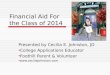 Foothill college financial aid presentation 2014