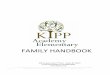 2009-10 KIPP Academy Elementary Family Handbook