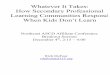 Whatever It Takes: How Secondary Professional Learning Communities Respond When