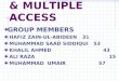 & Multiple Access