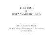 Testing a data warehouses