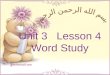 Presentation1 u l4 word study