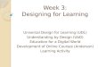 Designing for learning