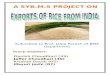 Rice Export Project