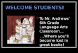 Welcome Students! 2014