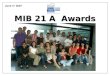 GGSB Mib21a Awards
