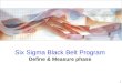 Six Sigma Black Belt Wk1-Define & Measure