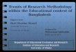 Trends of research methodology within the educational context of bangladesh