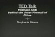 TED Talk - Michael Anti (Stephanie Nieves)