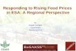 Responding to Rising Food Prices in Eastern and Southern Africa: A Regional Perspective