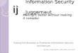 Putting the Business in Information Security Architecture
