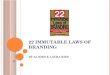 22 Immutables Laws of Branding