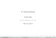 Topic 4: Concurrency