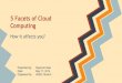 5 facets of cloud computing - Presentation to AGBC