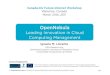 Open nebula   leading innovation in cloud computing management