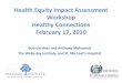 Health Equity Impact Assessment Workshop: Healthy Connection