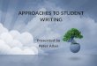 Approaches to student writing
