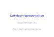 Ontology Engineering: representation in OWL