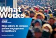 What Works: Nine actions to increase patient engagement in healthcare