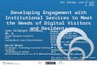 Developing Engagement with Institutional Services to Meet the Needs of Digital Visitors and Residents