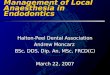 Management of Local Anaesthesia in Endodontics - The 