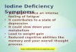 Iodine deficiency symptoms