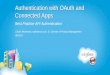 Authentication with OAuth and Connected Apps