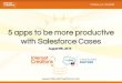 5 apps to be more productive with salesforce cases