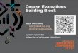 DevCon 2012 Kelt Dockins Course Evaluations Building Block