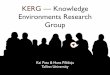 KERG - Knowledge Environments Research Group