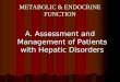 Metabolic & Endocrine Function 3