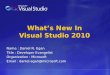 Whats New In Visual Studio 2010