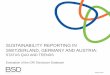 Sustainability Reporting trends in Switzerland, Germany and Austria 2012