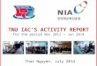TNU IAC operation report by July 2014