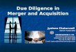 Due diligence in_merger_and_acquisition