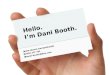 Dani Booth’s digital marketing resume