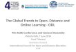African Perspective on The Global Trends in Open, Distance and Online Learning - ODL