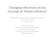 Professor Terry Flew: Changing influences on the concept of 'media influence
