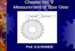 Lecture on Gear-Measurement