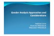 Gender based equity approach