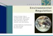 Chapter 52 – Environmental Regulation