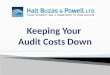 Keeping Your Audit Costs Down