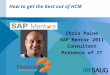 Enhancing SAP HCM - Thoughts and opinions hcm